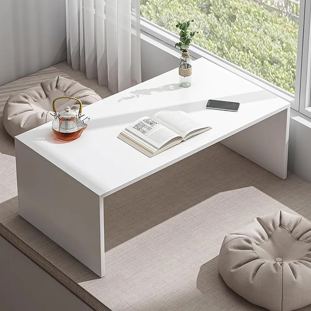 

Wooden Japanese Floor Table,Small Coffee Table Tea Table,Low Table for Sitting On The Floor Tatami for Living Room Home Office(1