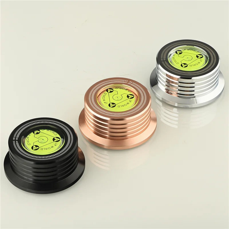 Aluminum Vinyl Record Weight HiFi 50HZ LP Disc Stabilizer Turntable Vinyl Aluminum Alloy Weight Clamp Black