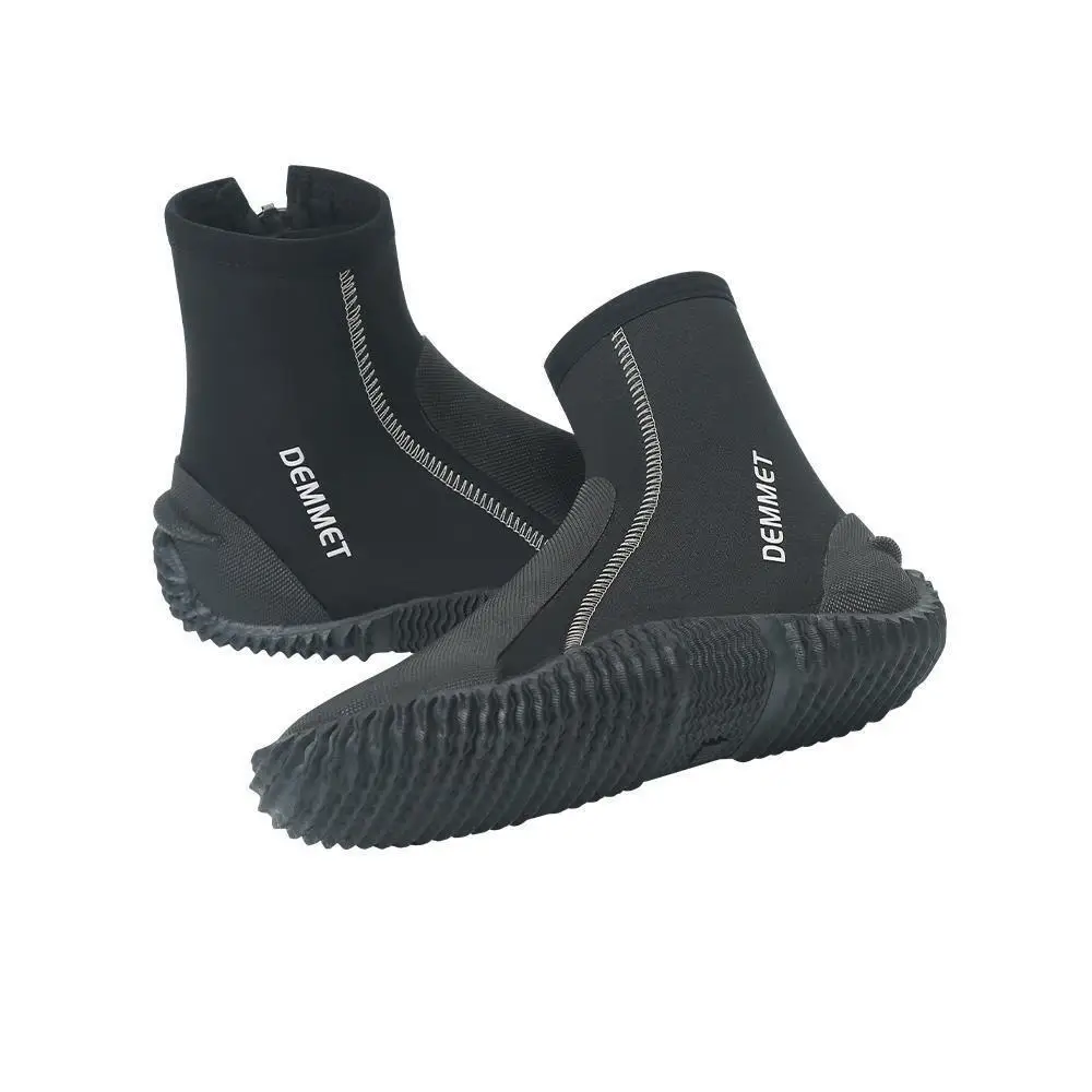 DEMMET Genuine 5MM Neoprene Shoes High Elastic Scuba Boots Warm Soft Shoes for Spearfishing Kyaking Snorkeling Surfing Dropship