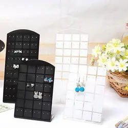 Charming 48/72 Holes Plastic Rack Earrings Jewelry Earrings Holder Display Stand Stand Display