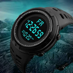 Men's Digital Electronic Watch Sports Wristwatch Glow 49mm Large Dial Student Outdoor Adventure Trend Multifunctional Watches
