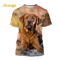 New Fashion Mens Graphic Tshirts Funny Animal Dog 3D Print Round Neck Top Tee Woman Kid Breathable Harajuku Short Sleeve T Shirt