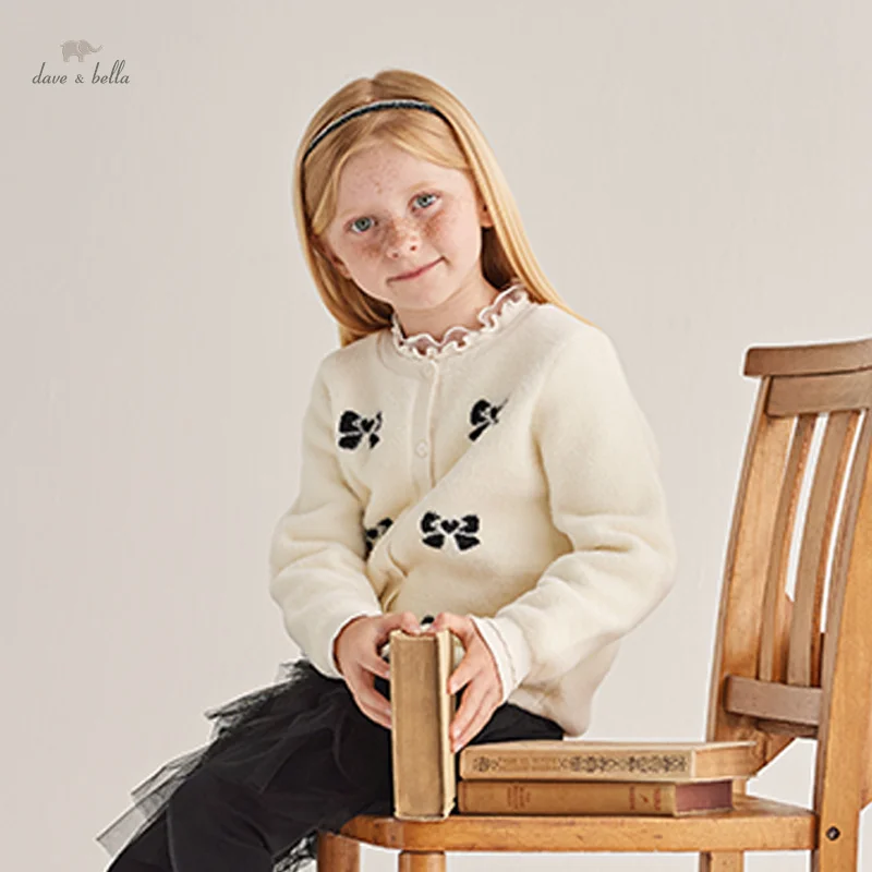 

Dave Bella Children's Girl's Autumn Fashion Casual Classy Sweet Cardigan Knit Overcoat Outdoors Sports Party DB3236287