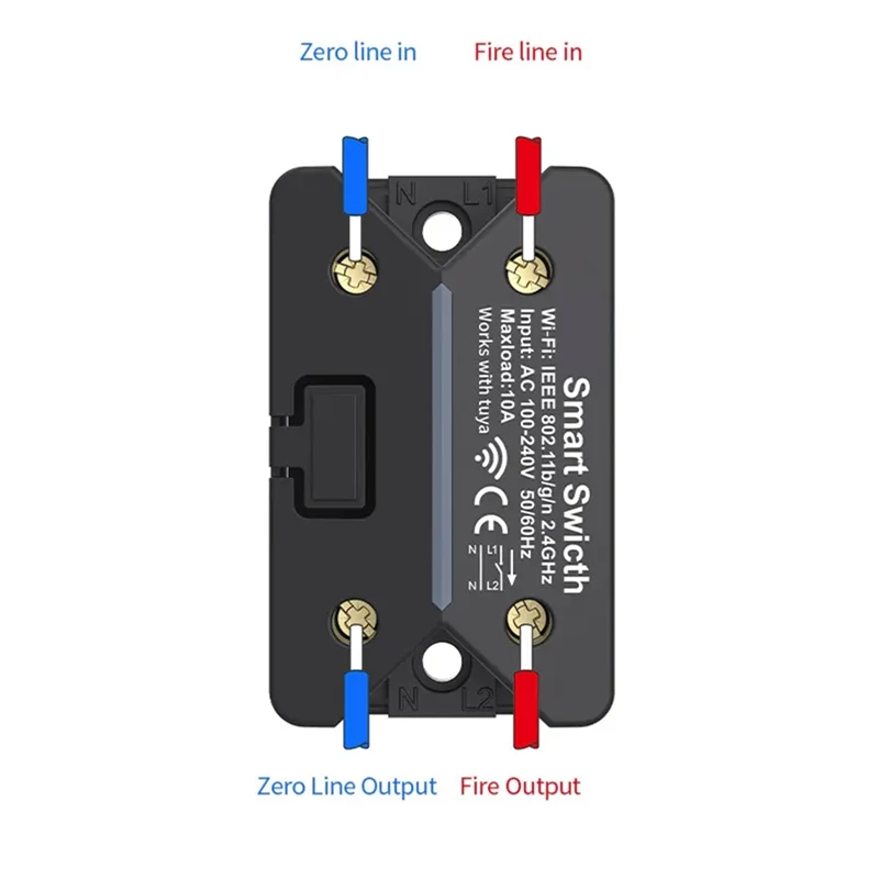 N01R-Tuya Wifi Smart Circuit Breaker Tuya Wifi Smart Circuit Breaker 10A Smart Circuit Breaker