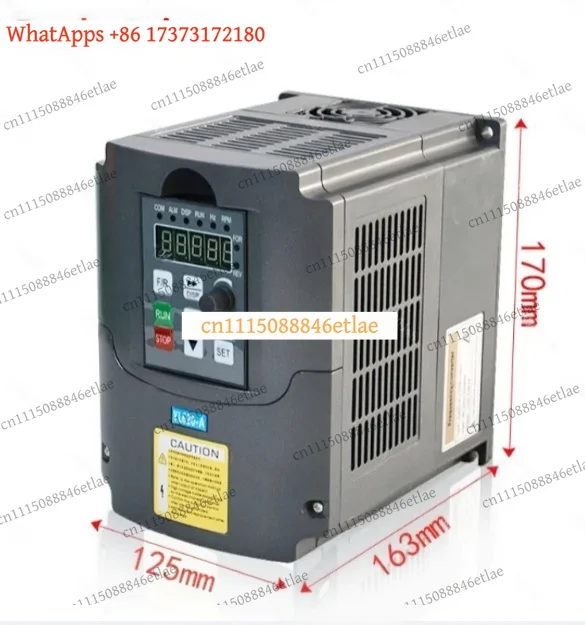 k3 1.5KW VFD Variable Frequency Drive 220V Single Phase to 3-Phase Output Universal Vector Inverter for Motor