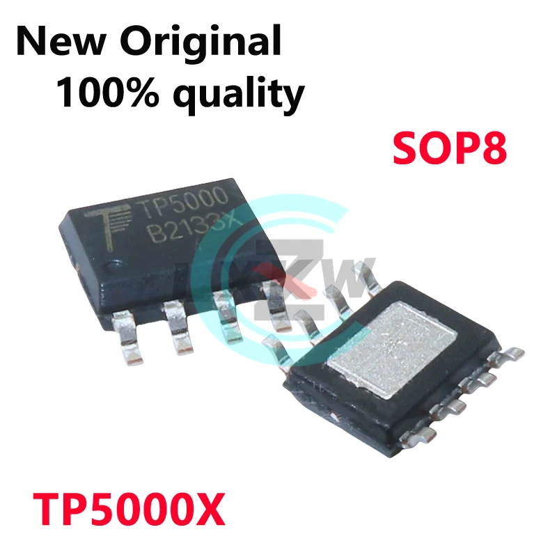 10-100/PCS New Original TP5000 TP5000X SOP8 2A switching step-down lithium battery charging chip In Stock