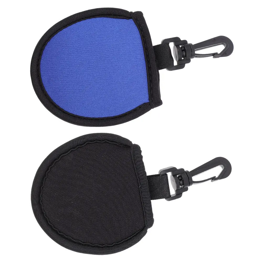 

2Pcs Golf Balls Cleaning Pouches Protective Covers Comfortable Feel Portable Compact Size Golfs Ball Washer Accessories