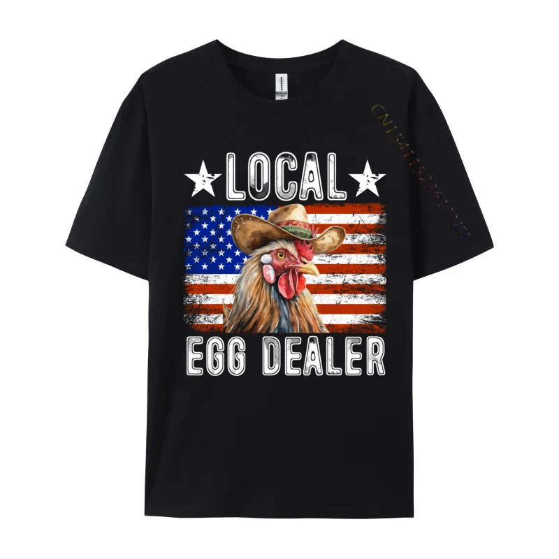 

Local Egg Dealer Rooster Farmer Chicken 3 Company Student T-Shirt Casual Gift Tops & Tees Cotton Printed T Shirt Free Shipping