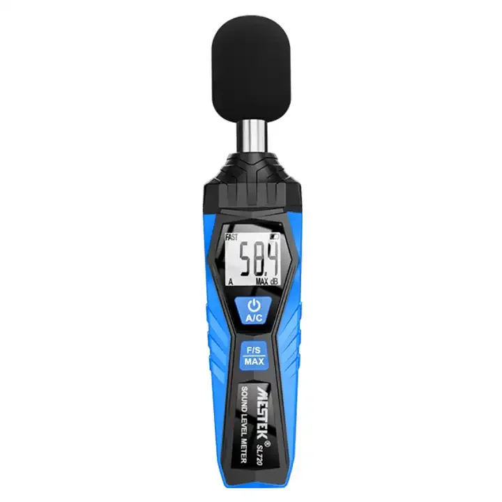 Sound Meter SL720 Noise Tester Sound Detector Decible Monitor 30-130dB Audio Measuring Instrument Sound Level Indicator