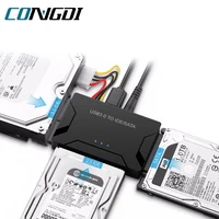 Cable convertidor adaptador de disco duro USB 3,0 a SATA IDE para 3,5 2,5 pulgadas HDD/SSD CD DVD ROM CD-RW adaptador IDE SATA 3 en 1