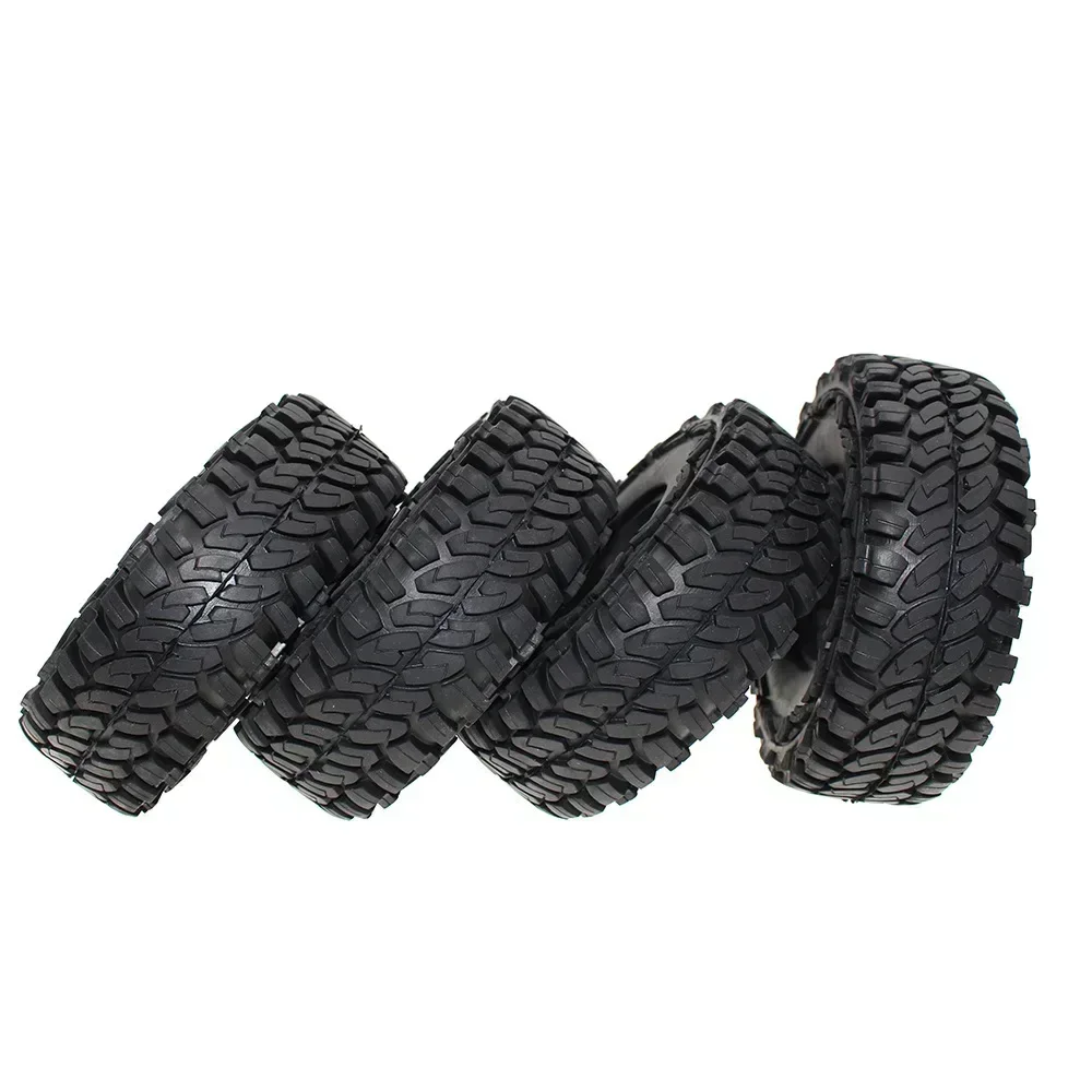 Roues et pneus en plastique pour camion RC Crawler 1.9" 1/10, jantes et pneus de 115 mm pour accessoires de voiture RC tout-terrain