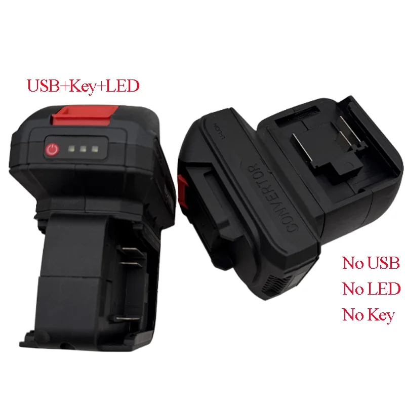 Adapter Converter LED Work Light Use For Makita BL1830 18V Li-ion Battery on USB Charger For Makita 18V Electric Power Tool