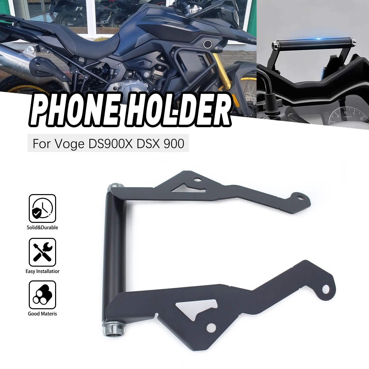 

Motorcycle SMART Phone Holder Stand Support GPS Navigation Plate Bracket For Voge DS900X DSX 900 DSX