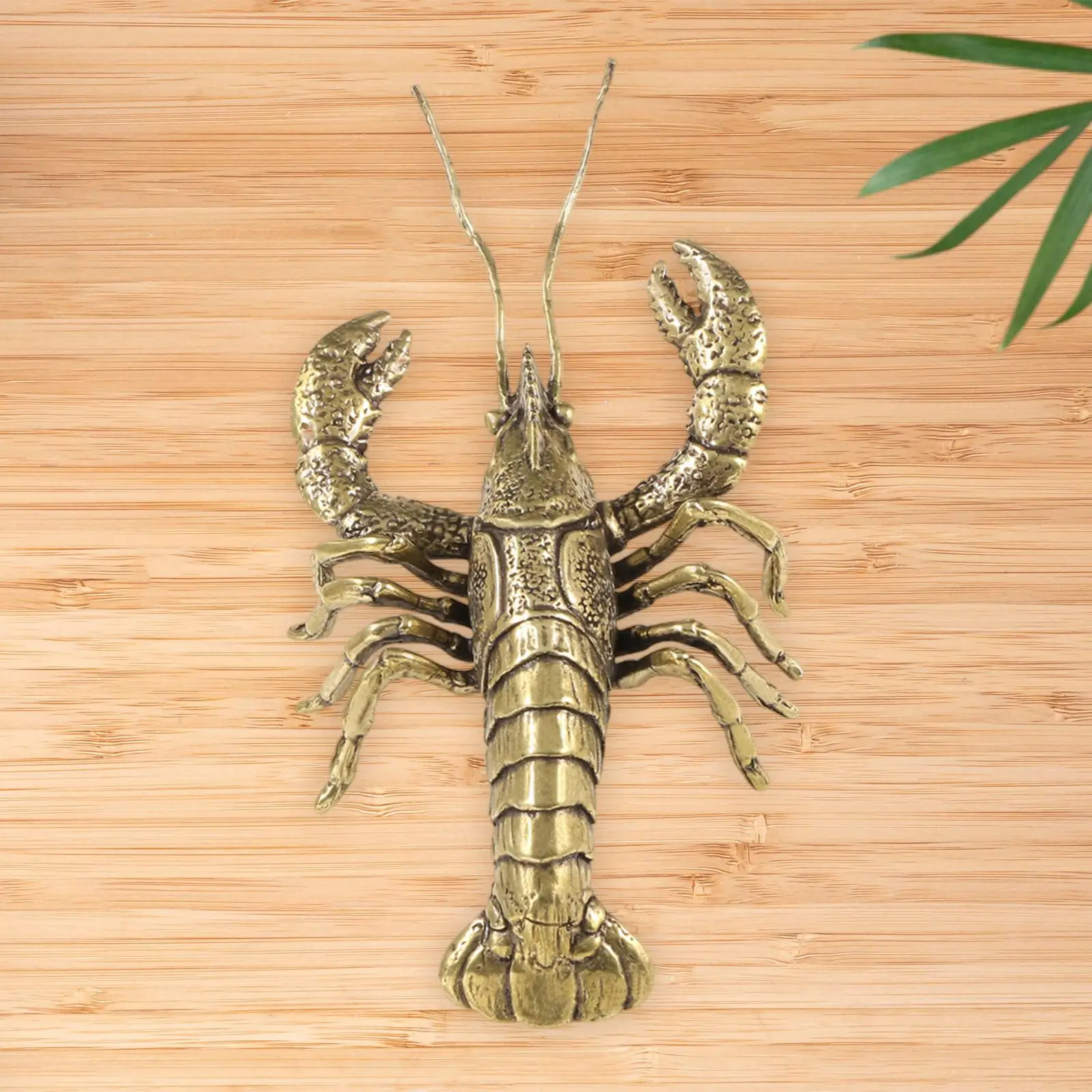 Lobster Figurine Copper Lobster Statue Decoration Lobster Ornament for Table