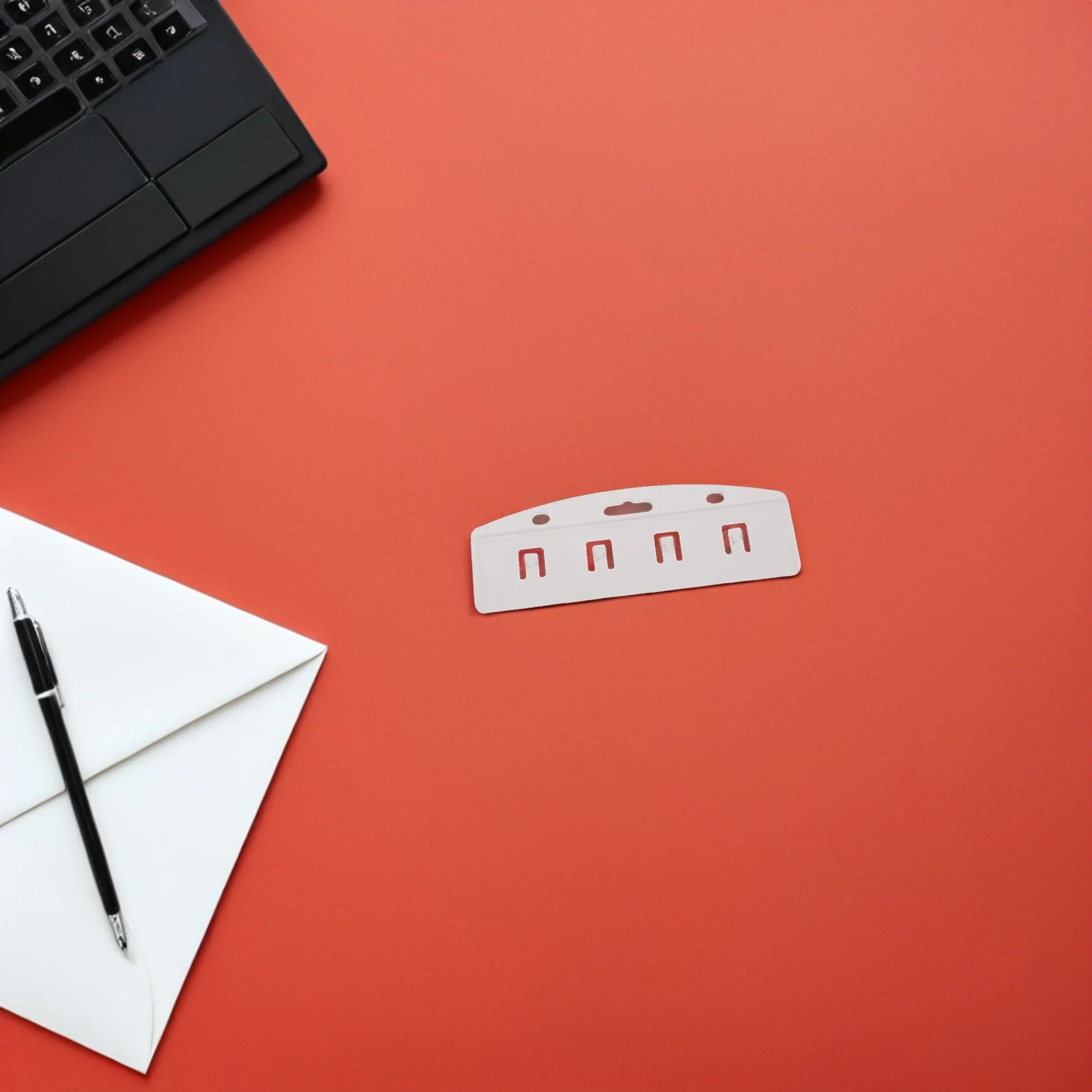 

20Pcs Semi-Open Transparent Holders Frosted Badge Protector Sleeves Secure Id Card Holder Cases for Workplace Use