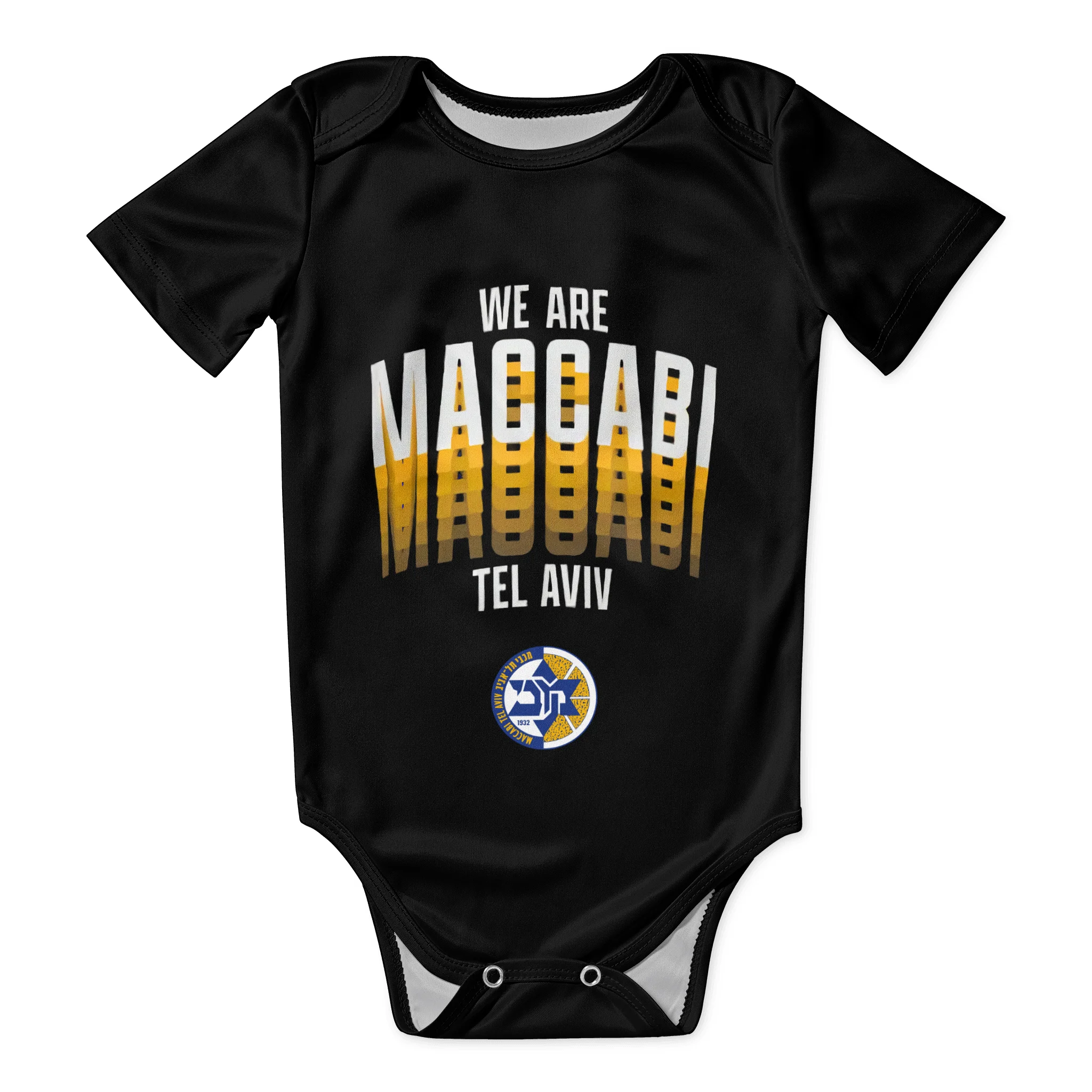 Maccine-Tel Aviv-Combinaison de basket-ball pour bébé, barboteuse unisexe pour nouveau-né, maillot de corps pour garçon et fille