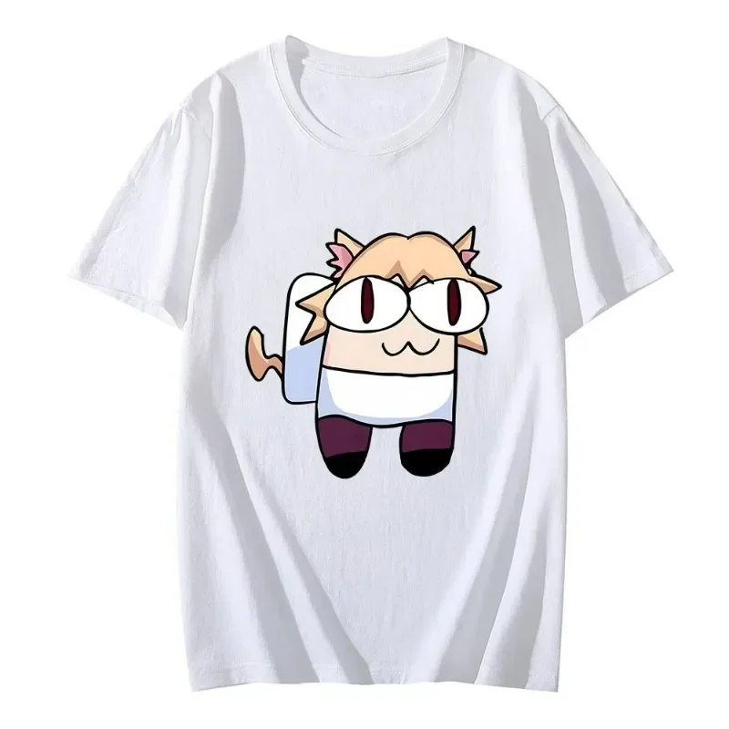 

Melty Blood Neco Arc Tees 100% Cotton Tops Fashion Tshirt Summer for Man Clothes Graffiti Cartoon T-shirts Soft Anime Clothes