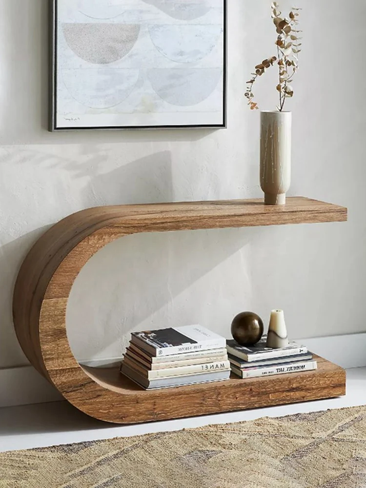 Style Console Tables Nordic Console Aisle Corridor Art Home Entry Console