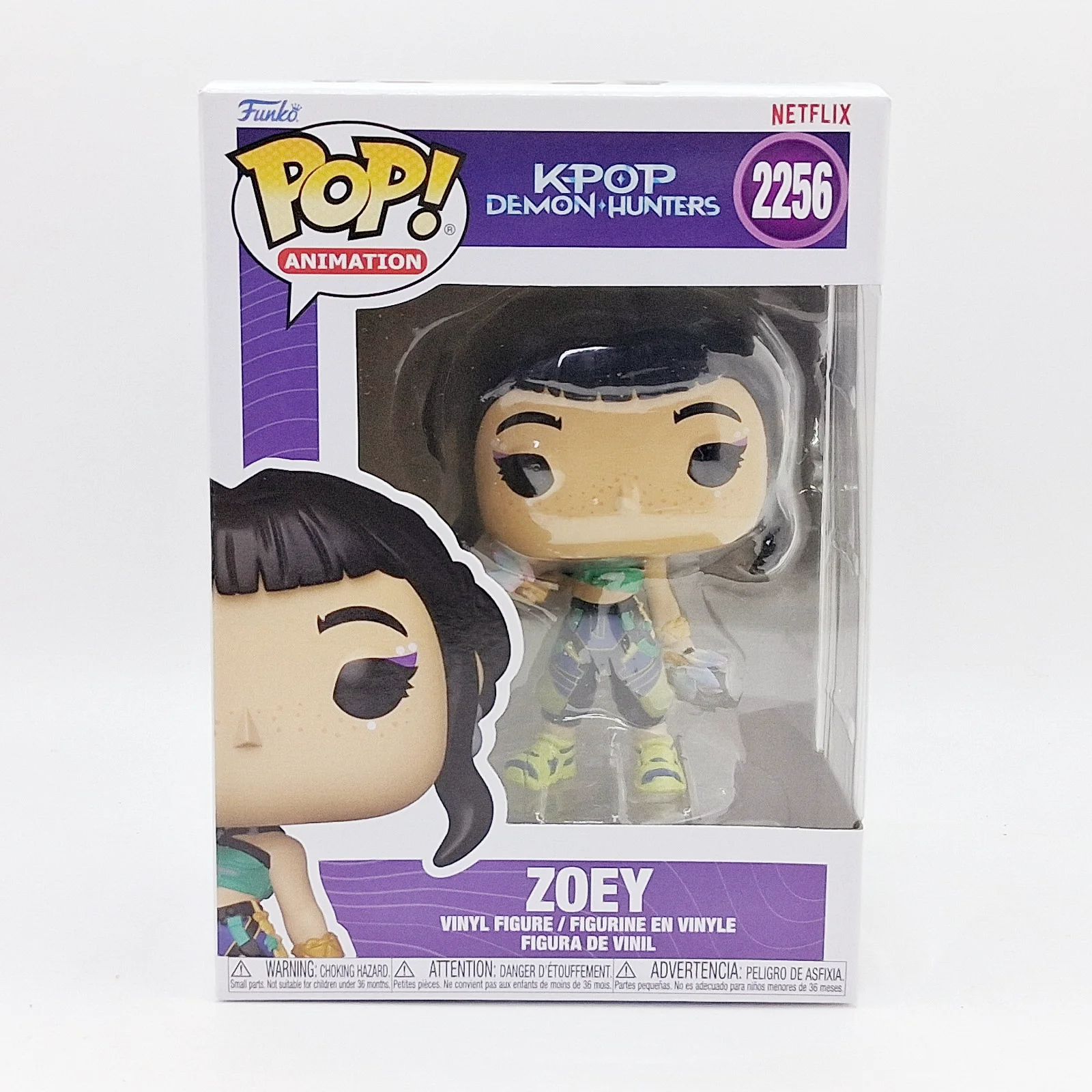 

KPop Demon Hunters Zoey Figure Funko Pop! #2256 Official Authentic 4.1 inchs Limited Edition Figures KPop Fans Gift Model Toy