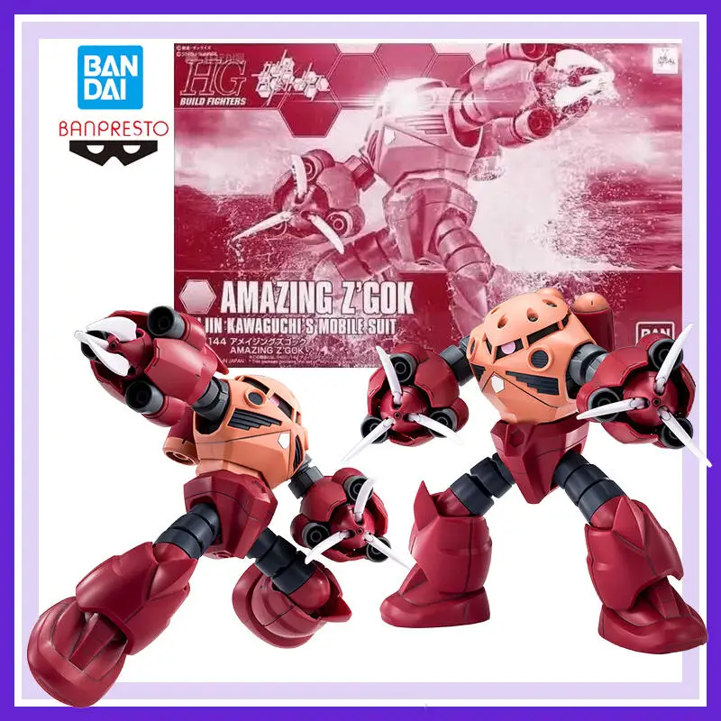 

В наличии оригинальная Bandai Banpresto Hg Build Fighters 1/144 Msm-07-A Удивительная Z'Gok Полностью шарнирная кукла Модель Комплект Украшения Игрушка