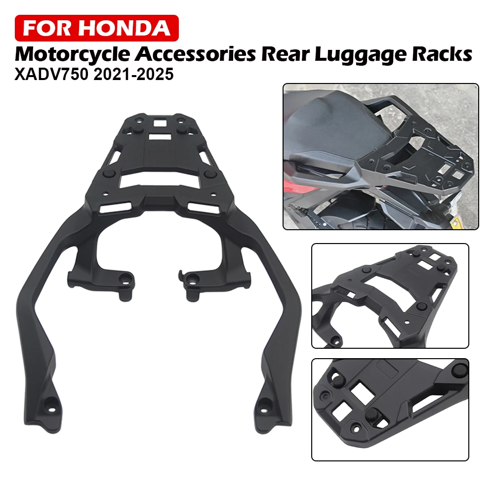 

Motorcycle Rear Luggage Carrier Rack Cargo Rack Fit For HONDA XADV750 FORZA 750 NSS750 2021-25 Storage Box Support Tail Box Rack