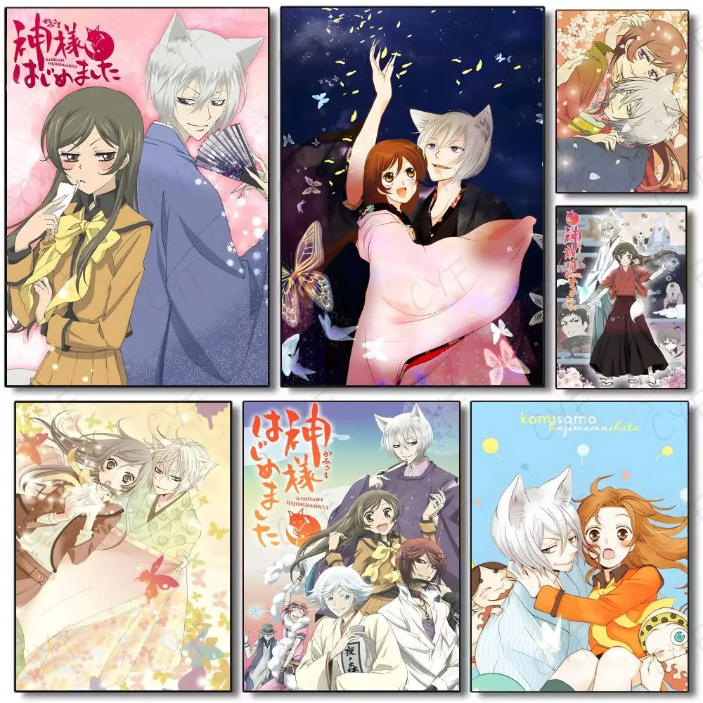 Póster de Anime K-Kamisama Kiss Hajimemashita-MT, pintura autoadhesiva con impresiones, regalo de decoración para el hogar, dormitorio y sala de estar