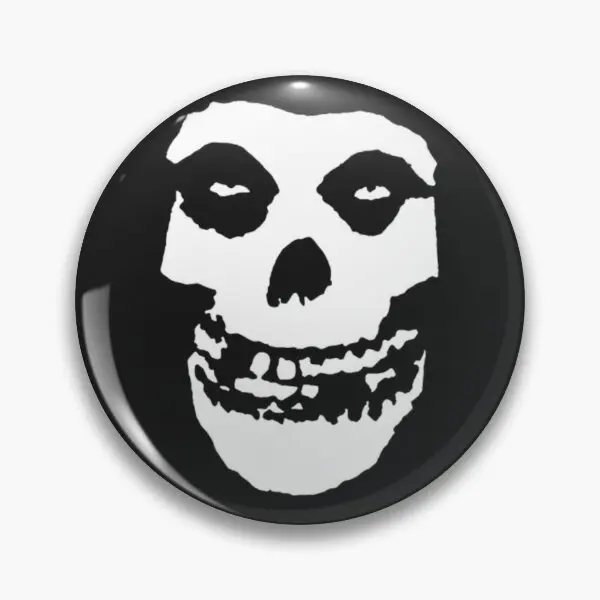 Misfits Crimson Ghost Skull Classic Soft Button Pin Decor metallo simpatico cartone animato cappello creativo spilla distintivo collare vestiti