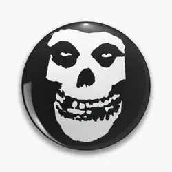 Misfits Crimson Ghost Skull Classic  Soft Button Pin Decor Metal Cute Cartoon Creative Hat Lapel Pin Badge Collar Clothes Brooch