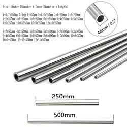 Hot Sale 30 Size Outer Diameter 0.3-12mm Inner Diameter 0.1-11mm Length 250/500mm 304 Seamless Stainlessy Steel Capillary Tubes