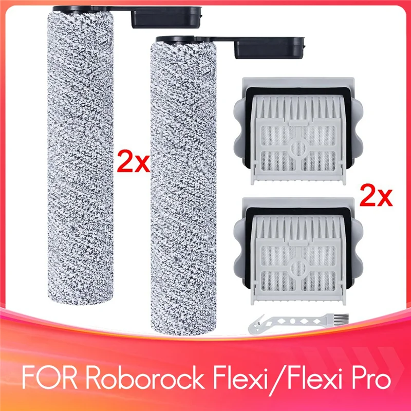 

PORK-Для Roborock Flexi/Flexi Pro Hepa фильтр роликовая щетка аксессуары для пылесоса