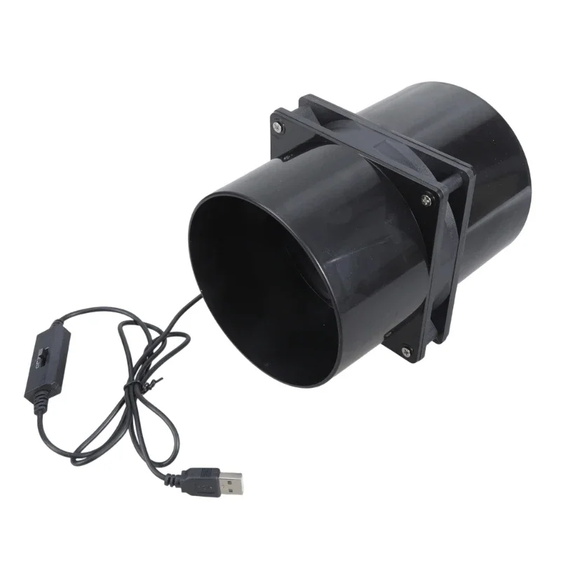 

Multi Purpose 120mm USB Exhaust Blower For Workshop Tent Pet Houses Greenhouses Bathrooms And Printer Ventilation