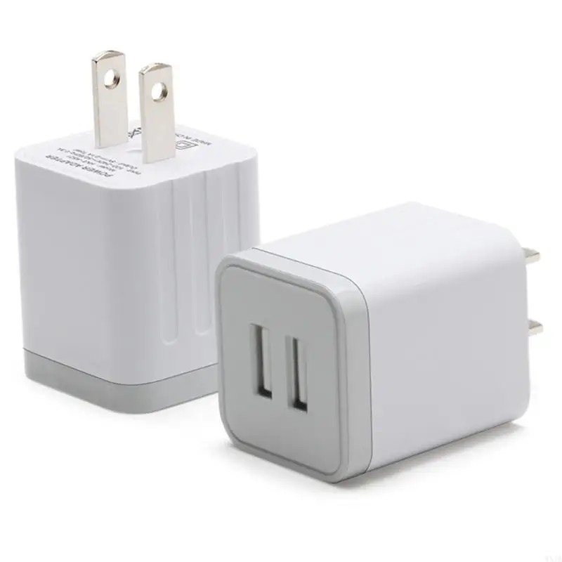 Travel Friendly Two Port USB Wall with Strong Compatibility and Safety