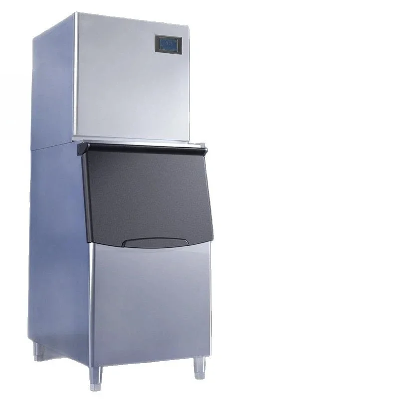 Large-scale ice machine commercial, fully automatic large-capacity ice making square ice machine