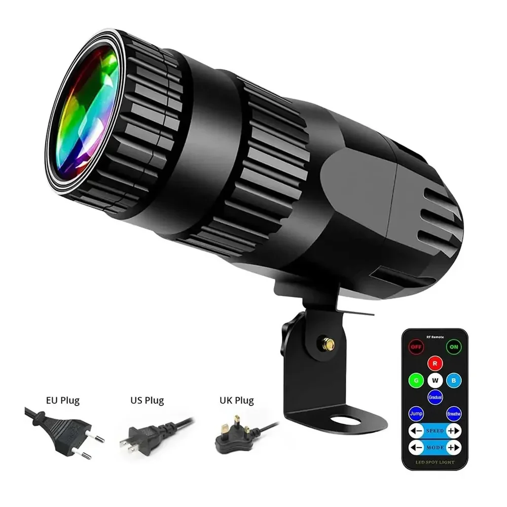 

4 в 1 RGBW светодиодные точечные прожекторы 15 Вт DJ Disco Party Holiday Dance Bar Xmas Stage Lighting Effect и дистанционное управление для вечеринки