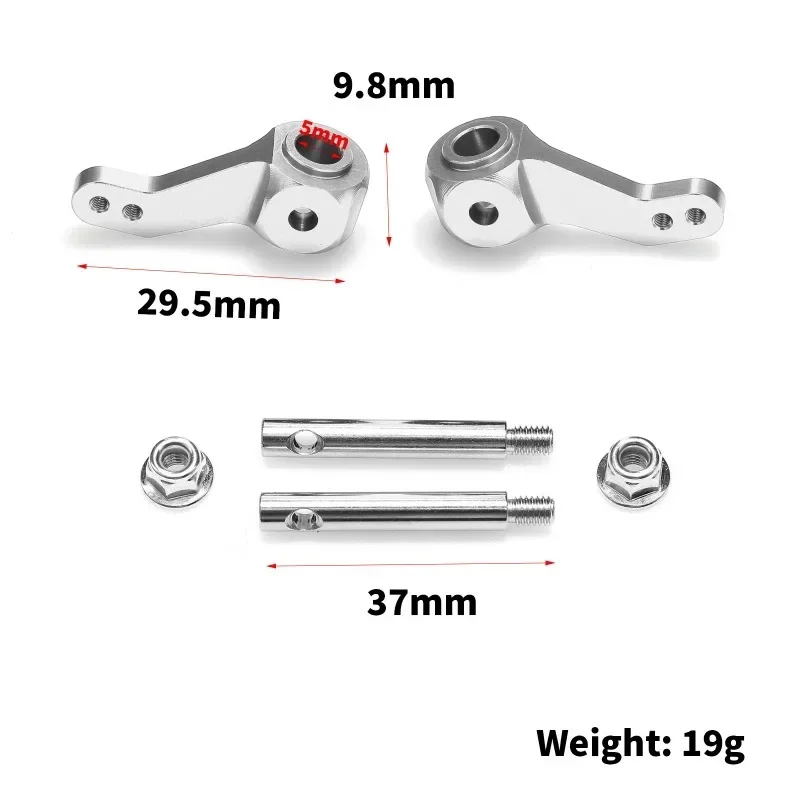 Metal Steering Knuckle Upright for Tamiya CW-01 CW01 Lunch Box RC Car Parts Accessories