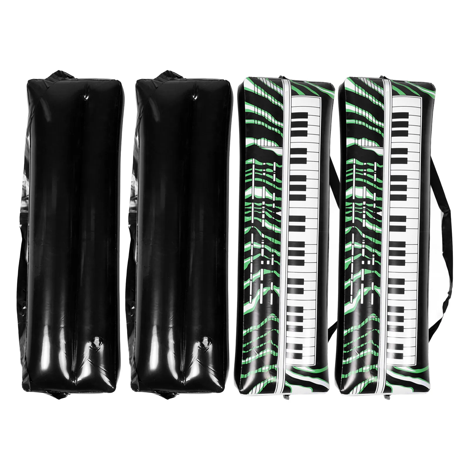 

4pcs Inflatable Electronic Keyboards Musical Instruments Props Funny Party Decorations Reusable Balloon Accessories