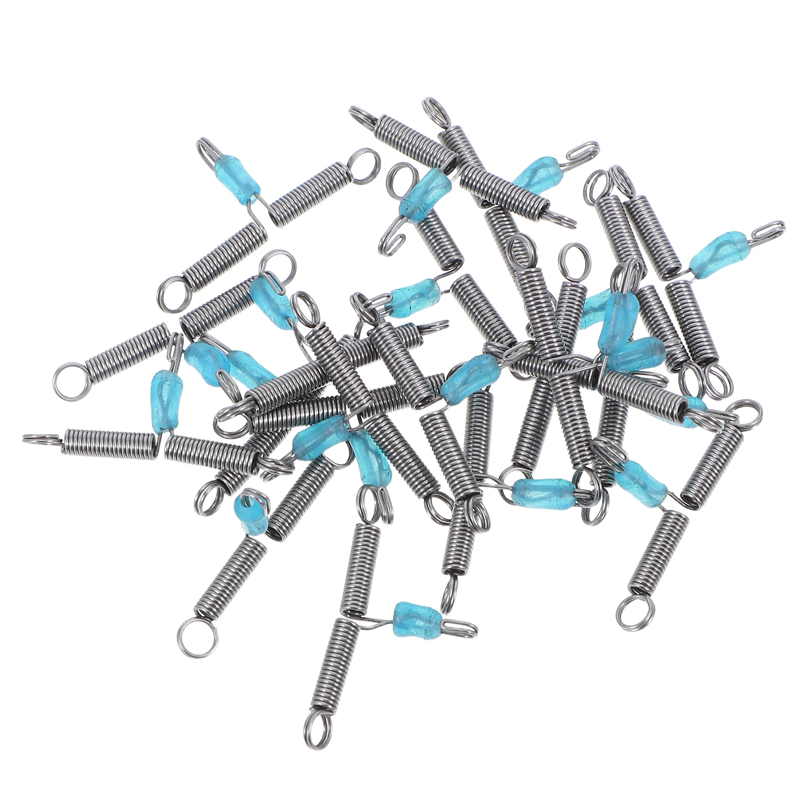 

20pcs Fishing Accessories Line Connector Spacer Anti Tangle Beans Bend Double Hooks Freshwater Saltwater Fishing Tools Gear