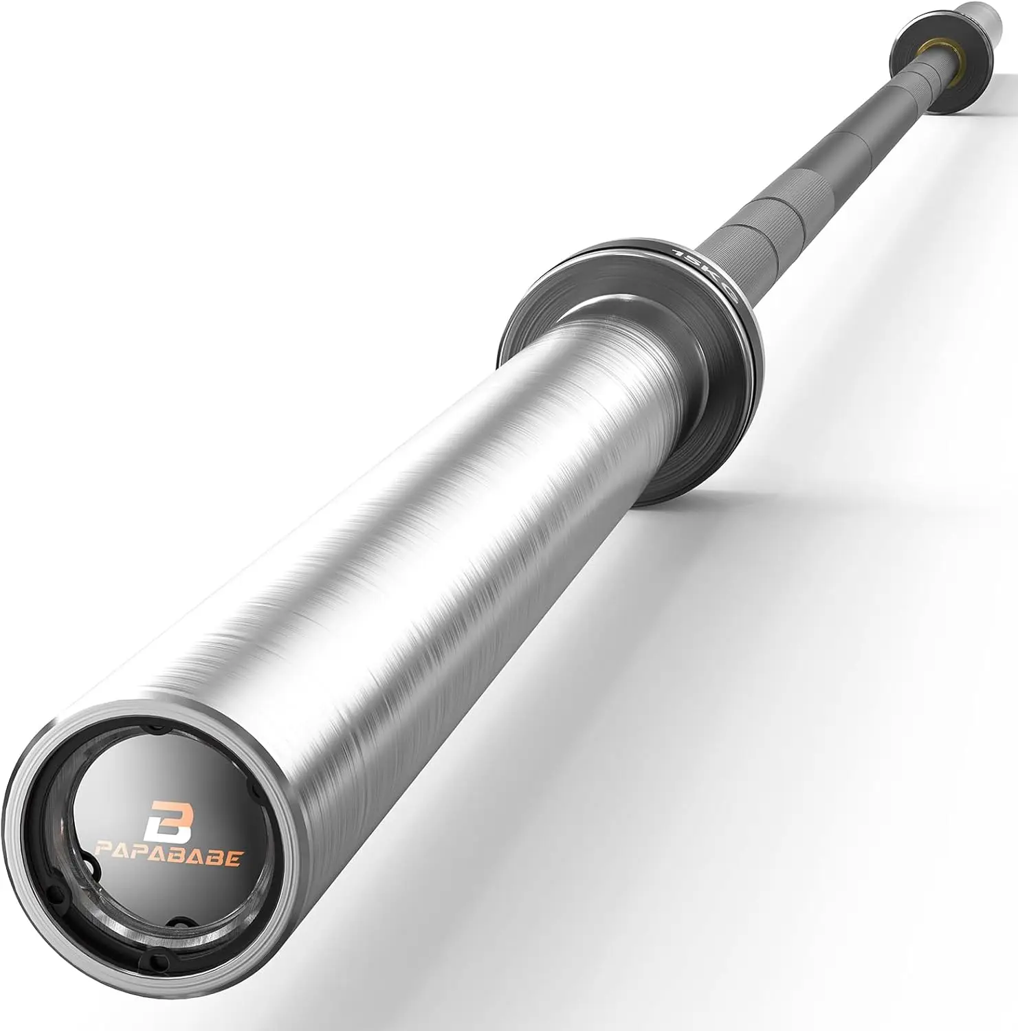 

Barbell, Hybrid Needle Bearings & Bushings, 190K Psi Steel, 1000Lbs/1200Lbs Acity, Solid Chrome/Z Grip, 2 H Sleeves, Barbell