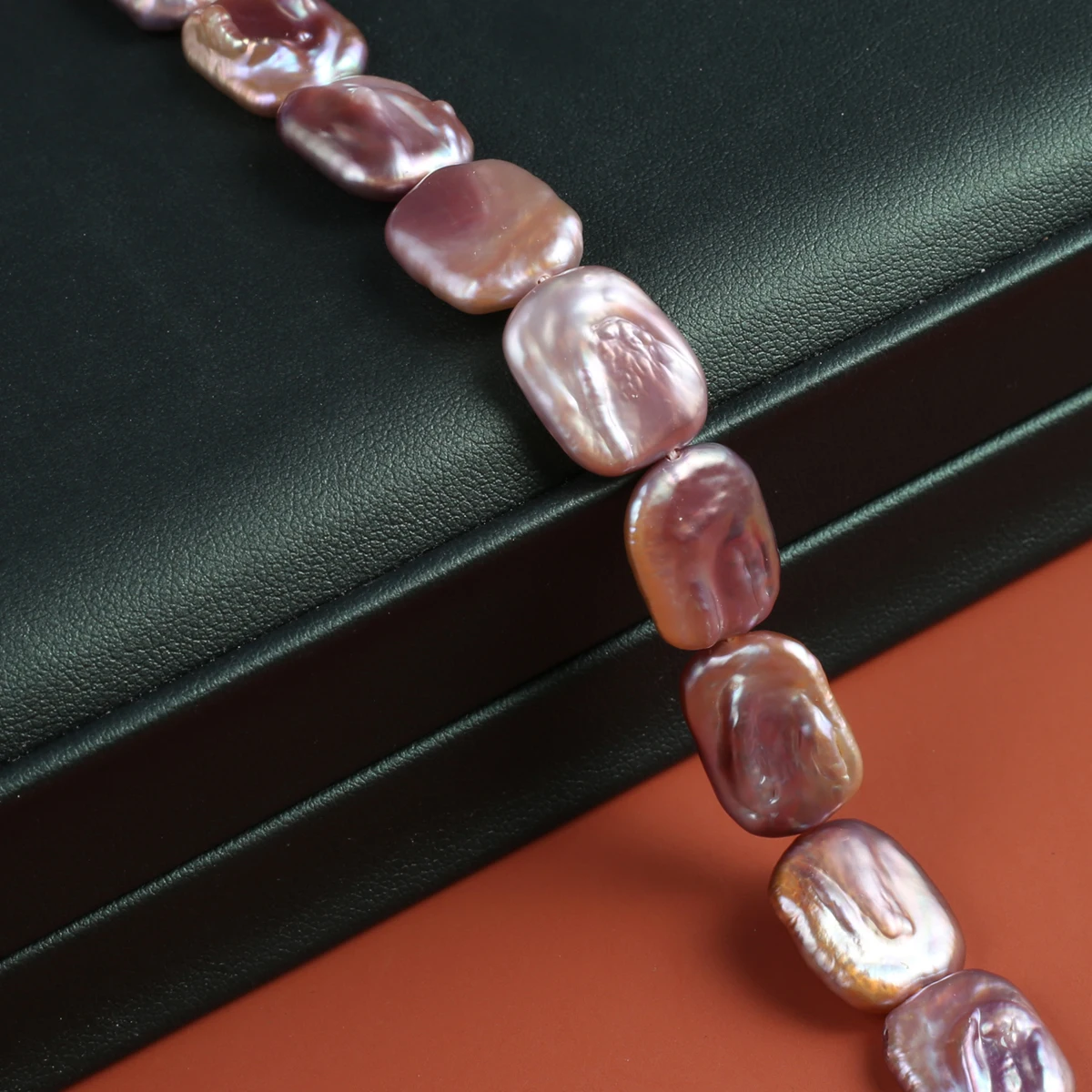 Natural Pearl Rectangular Beads Exquisite Shape Elegant Appearance for DIY Jewelry Making Handmade Bracelet Necklace Length 36cm