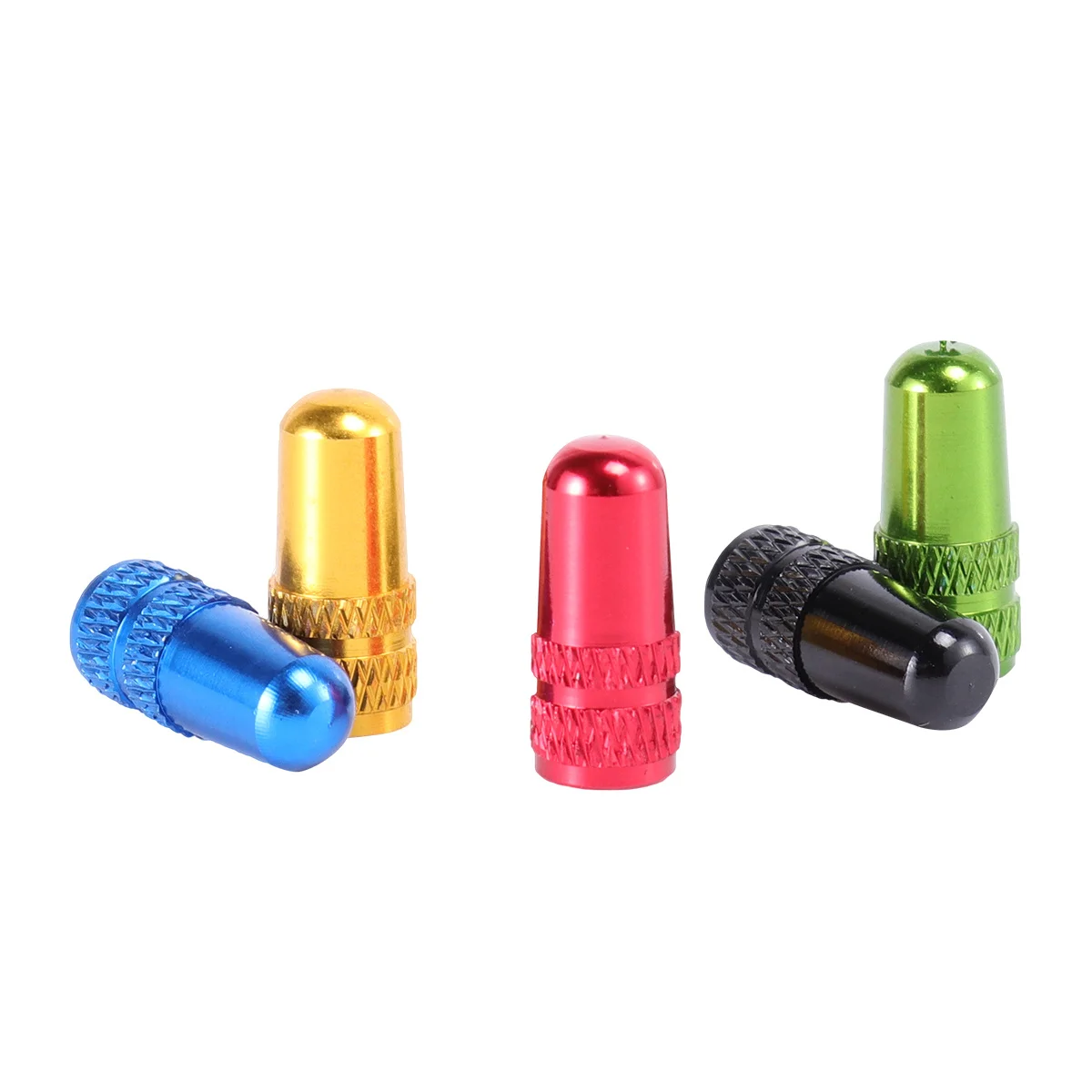 

30pcs Bike Tire Caps Anodized Aluminum Alloy Dust Covers Valve Stem Caps For Cycling Motorcycle Wheel Accessories