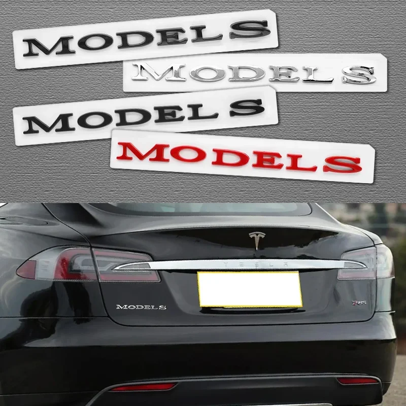 1 قطعة شارة شعار تصفيف السيارة ل تسلا نموذج 3 نموذج S نماذج Y X ABS ثلاثية الأبعاد الخلفي الجذع الجسم شعار ملصق مائي تزيين الملحقات #1
