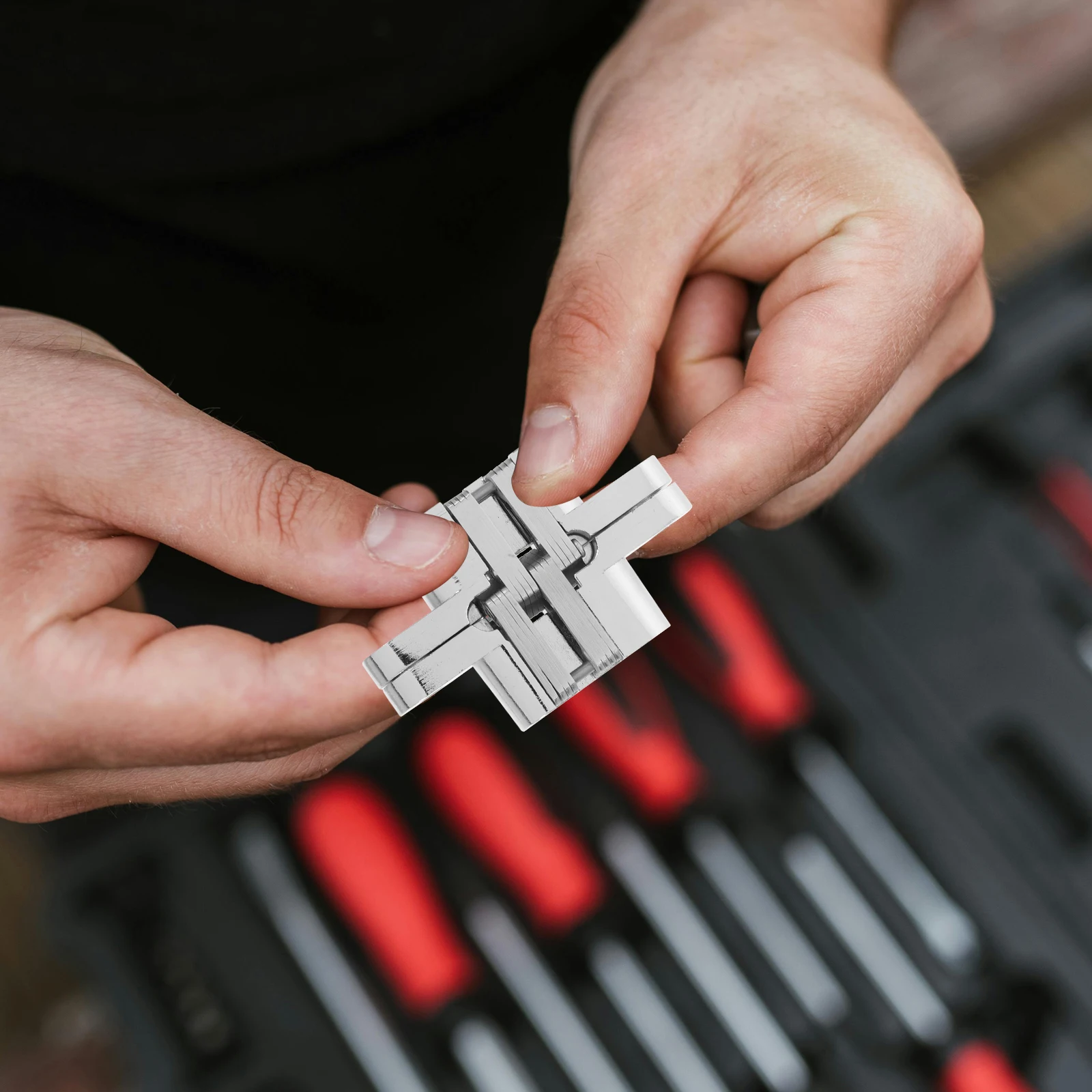 

Heavy Duty Invisible Concealed Hinges Foldable Hidden Cabinet Hinge Robust Metal Easy Installation Silent Operation For Wardrobe