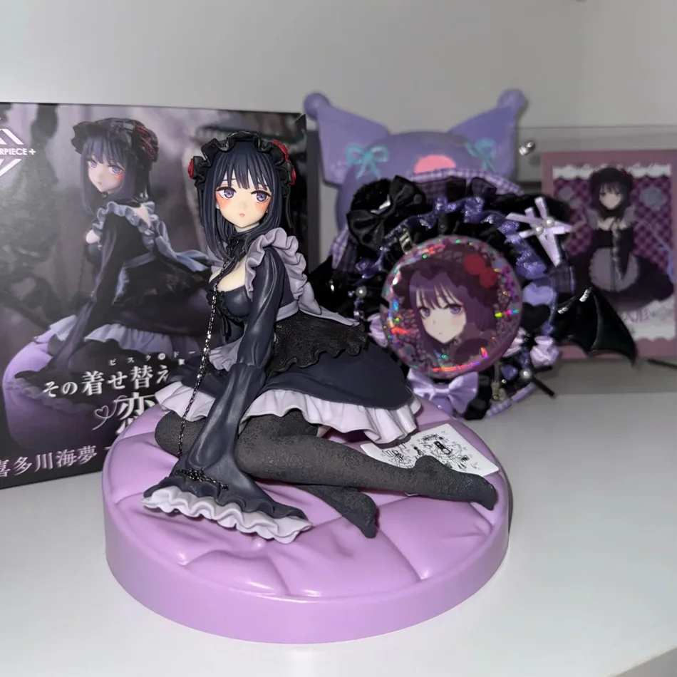 In Stock My Dress-Up Darling Anime Figure Black Maid Outfit Kitagawa Marin Action Figure Shizuku Kuroe Figurine Collection Model