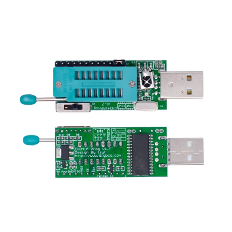 XINANDI CH341A Programmer V1.7 1.8V Level Shift W25Q64FW W25Q128FW Gd25LQ64