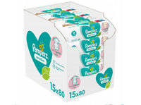 PAMPERS SENSITIVE Baby Wet Wipes Op. 15x80 pcs