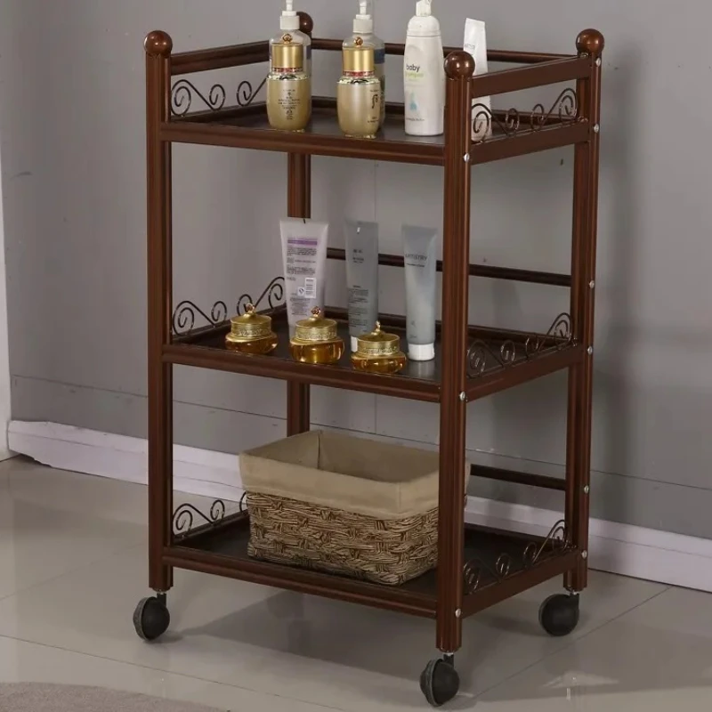 

Light Luxury Beauty Salon Trolley Drawers Hair Originality Design Minimalism Barber Shop Tool Commercial Furniture