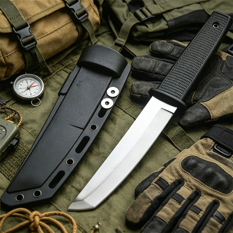 Edc Carry Knife - Cuchillo Tanto Portátil de Hoja Fija