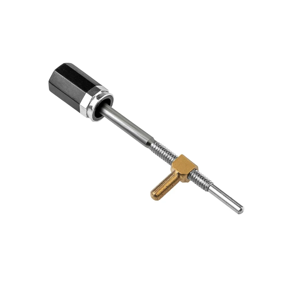 نظرة الكمان القوس الضفدع أزرار باس مسامير الصلب مع الثقوب النحاسية القوس أجزاء لصانع القوس الكمان فيولا