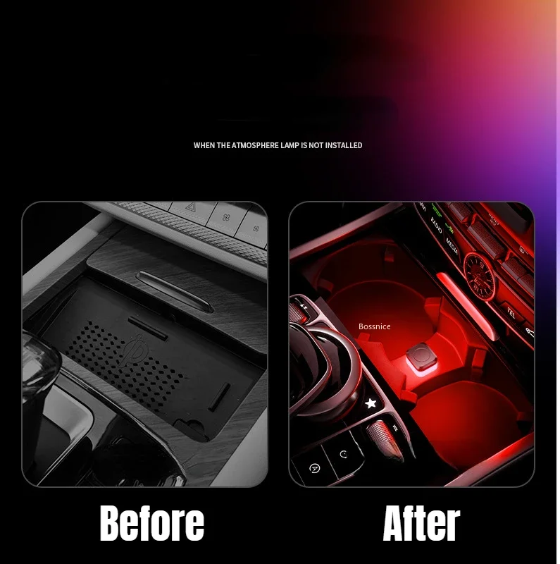 1/2Pcs Universal Car USB Decorative Atmosphere Light Car Atmosphere Light Family LED Night Lamp 2026