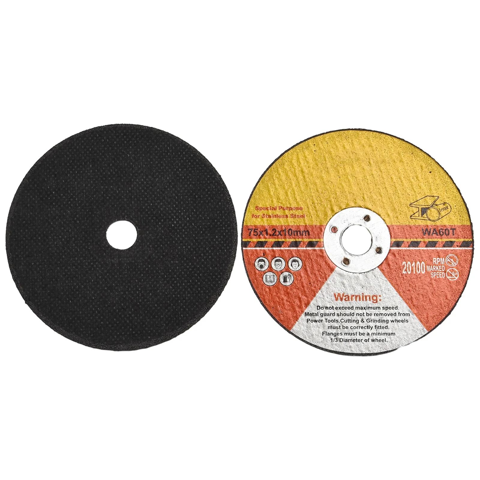3pcs 75mm Circular Resin Saw Blade Grinding Wheel Cutting Disc For Angle Grinder For Stainless Steel Cut Off Wheel image 3